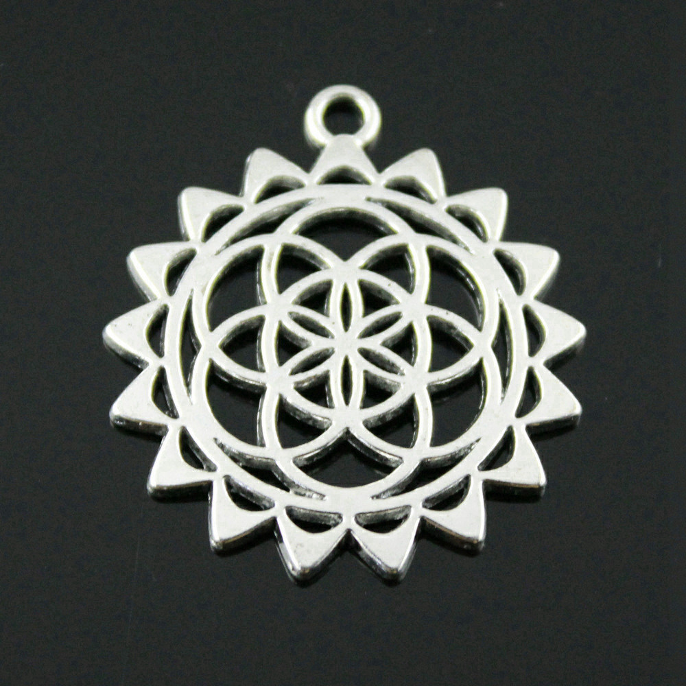 Boho Round Flower Of Life Char - огляд і ціна Ethnic Fashion Design