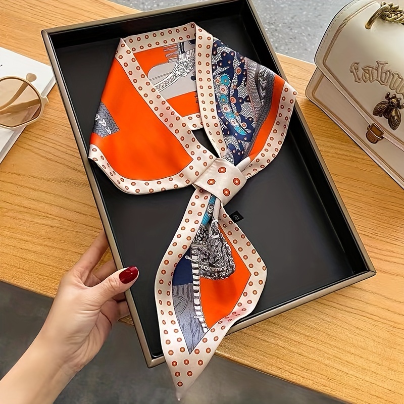 Boho Chic Orange Floral Print  - огляд і ціна Ethnic Fashion Design