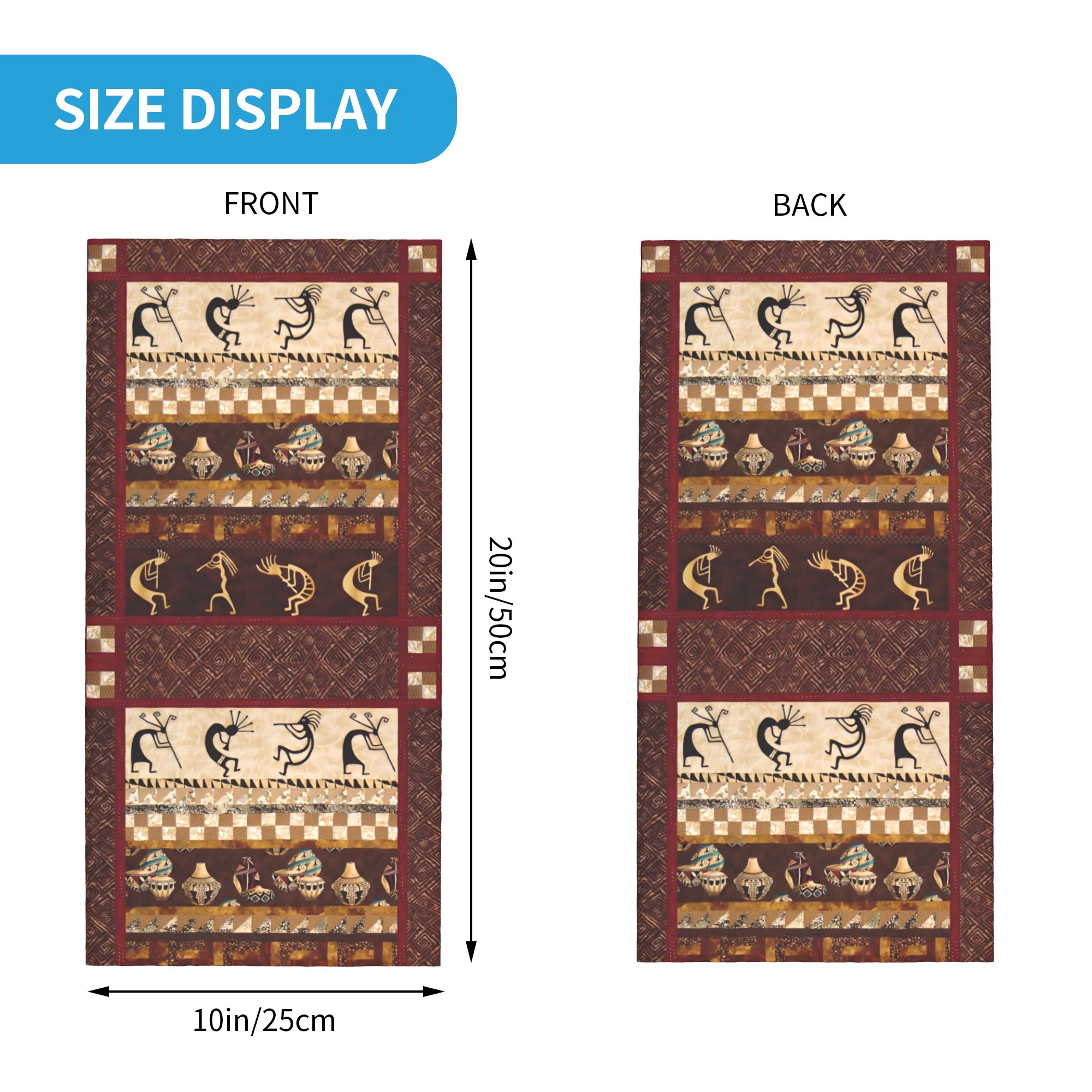 Custom Kokopelli Winter Headba - огляд і ціна Ethnic Fashion Design