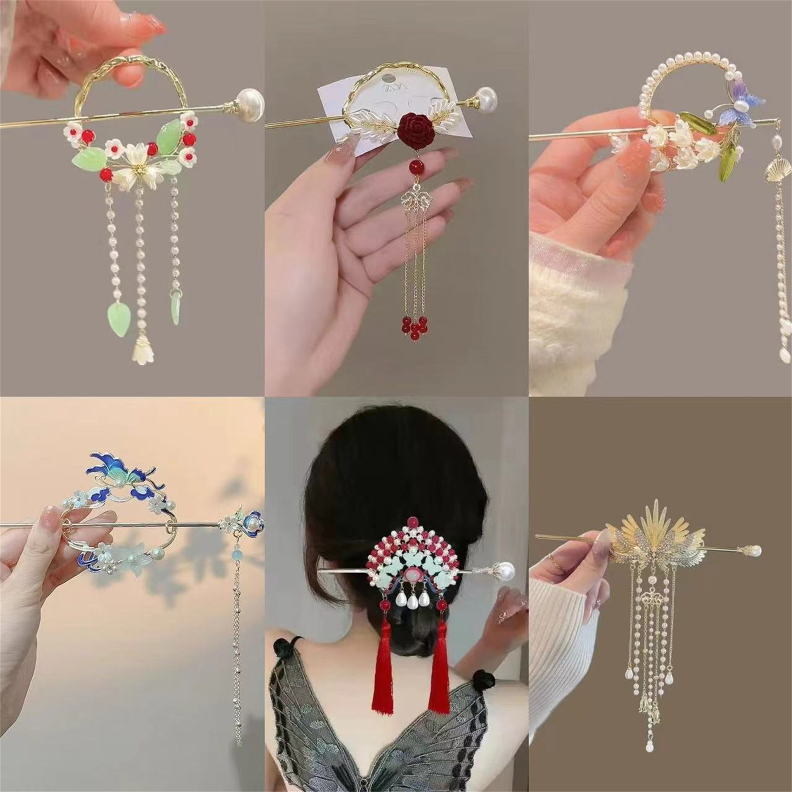 Ethnic Style Hairpin For Women - огляд і ціна Go Ethnic Fashion