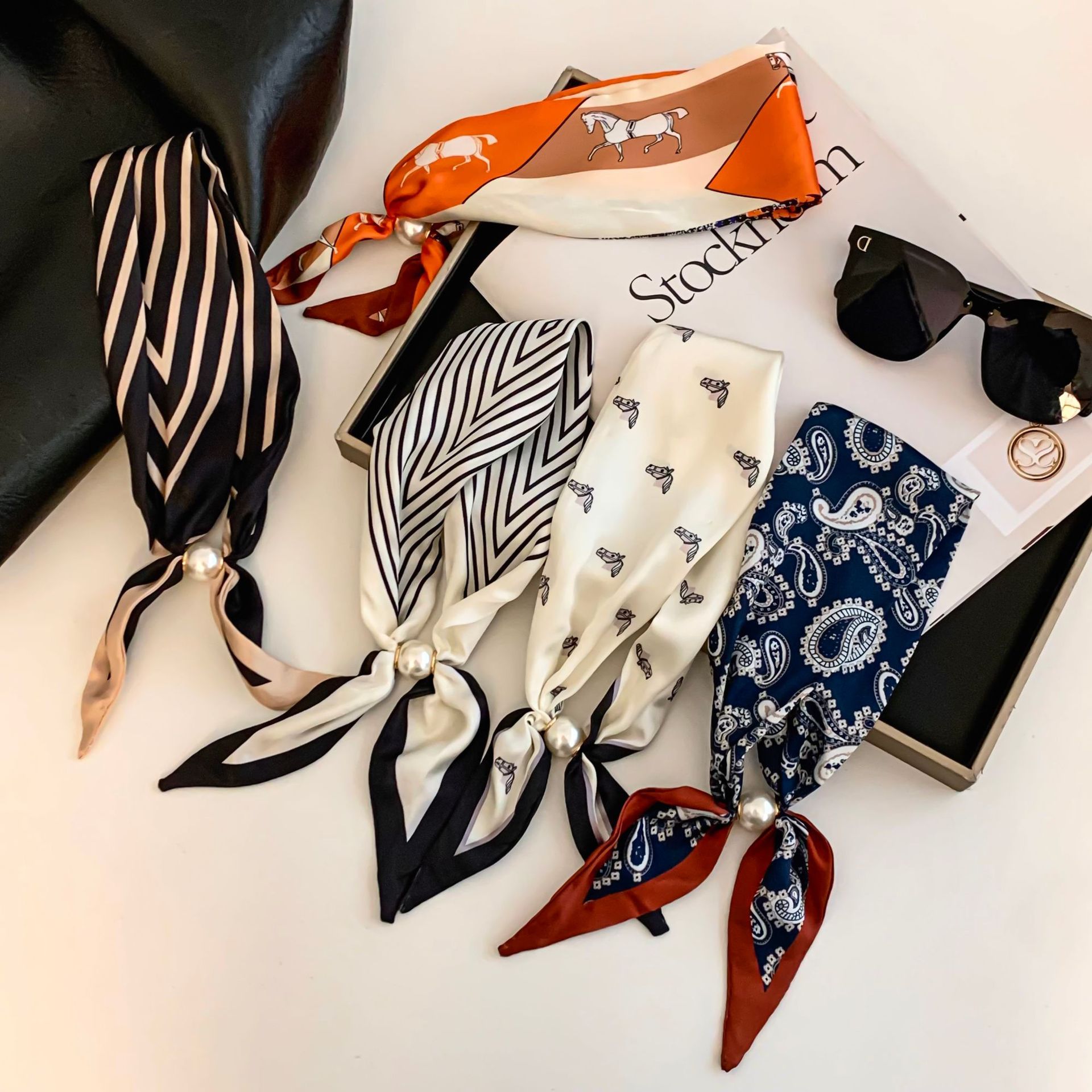 Cashew Flower Silk Scarf Effor - огляд і ціна Ethnic Fashion Design