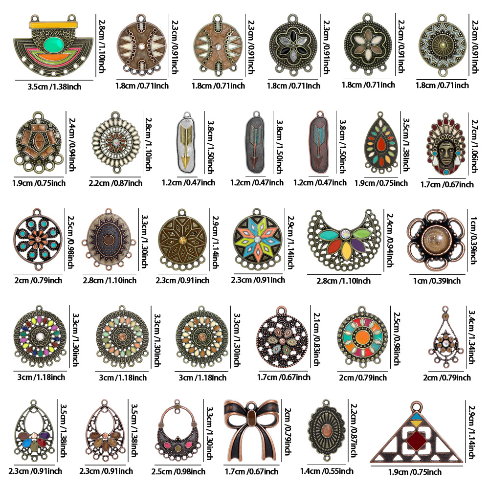 10pcs/pack Vintage Bohemia Ant - огляд і ціна Ethnic Modern Fashion