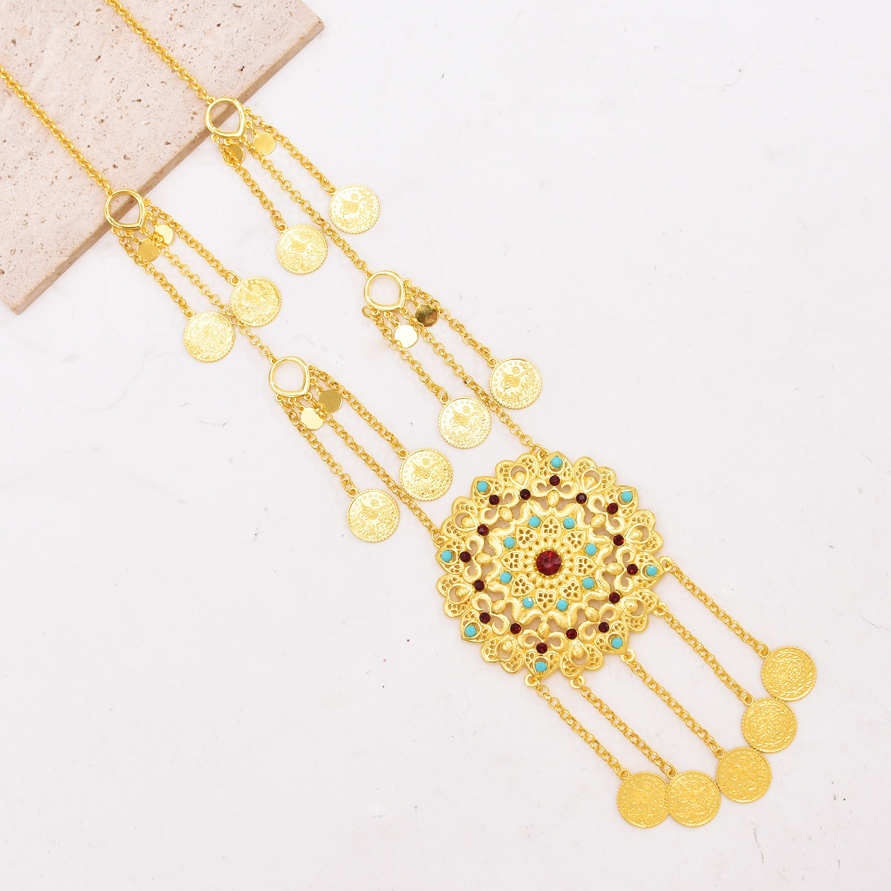 Bohemian Gold Plated Coin Tass - огляд і ціна Ethnic Fashion Co In
