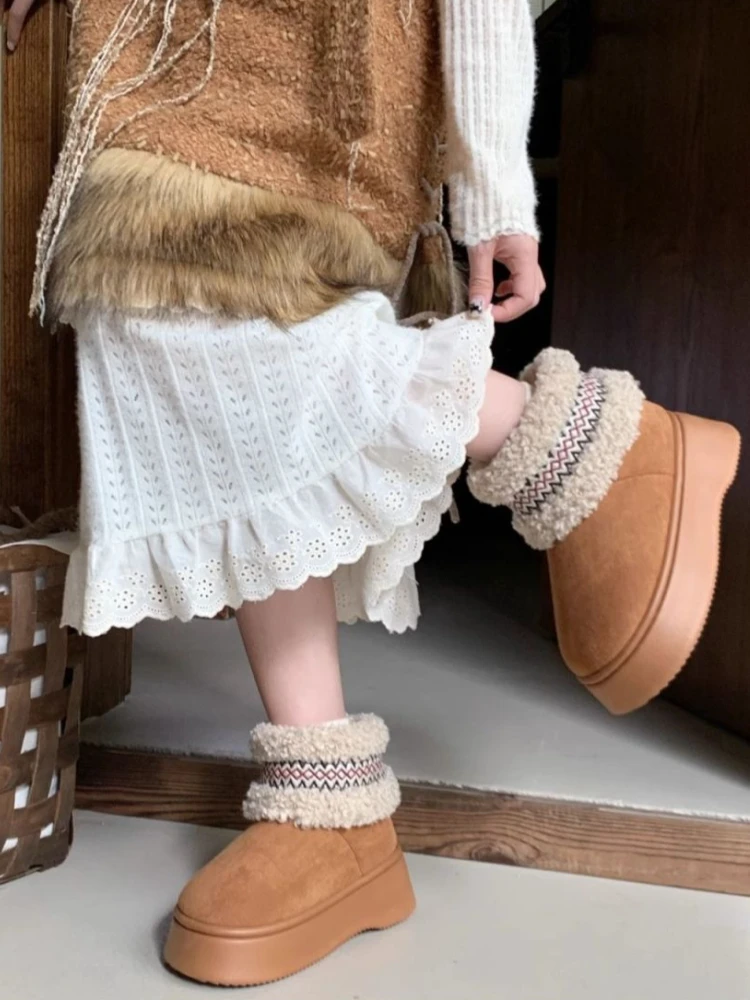 Women Warm Snow Boots 2026 New - огляд і ціна Ethnic Fashion Women