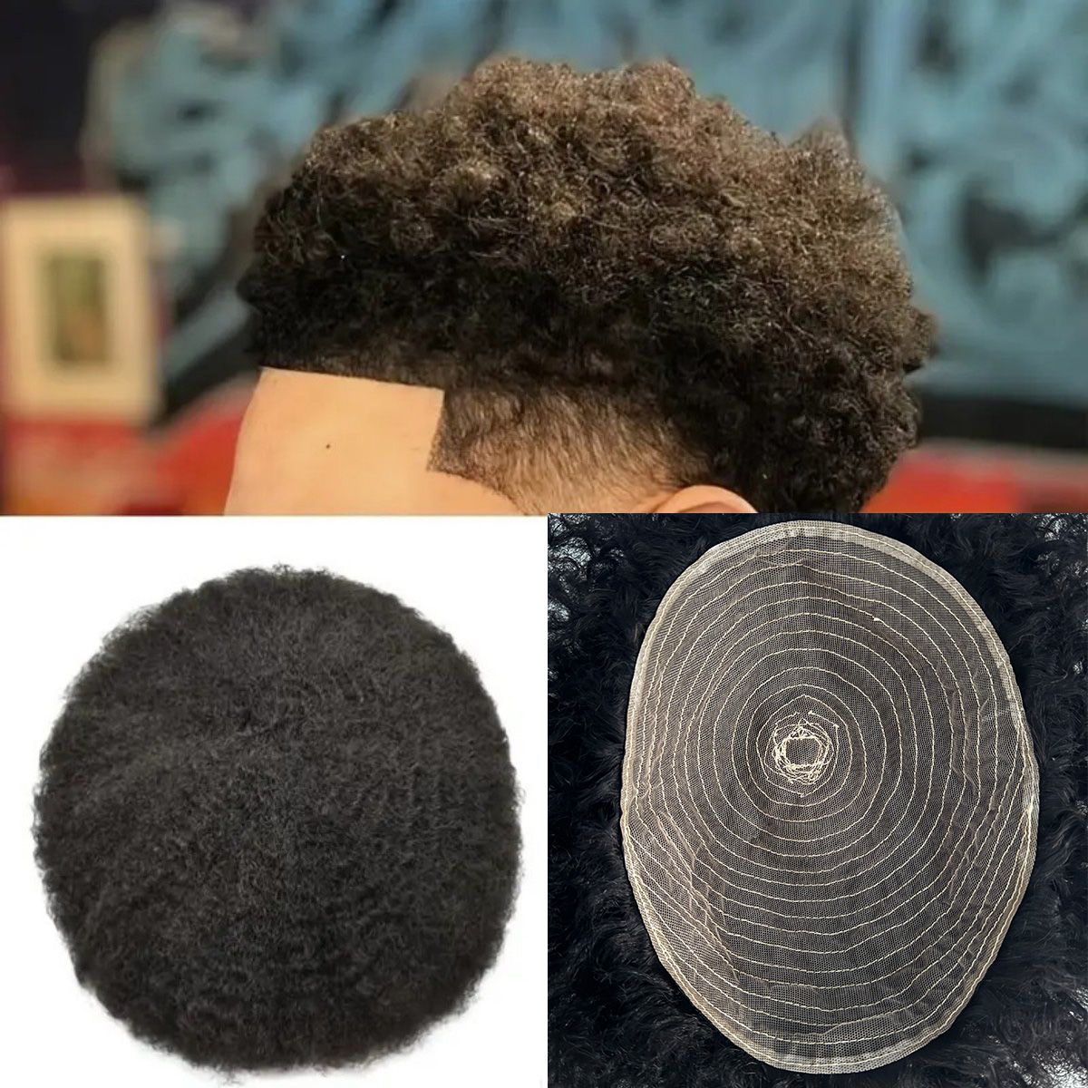 Afro Style Hair Toupee for Men - огляд і ціна Ethnic Fashion India