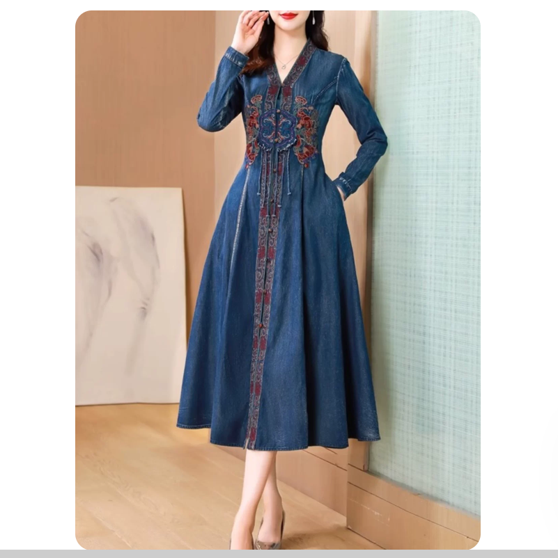 Spring and Autumn New Embroide - огляд і ціна New Ethnic Fashion