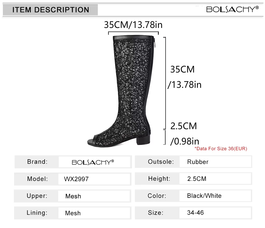 3cm Heel Summer Boots For Wome - огляд і ціна Ethnic Fashion Women