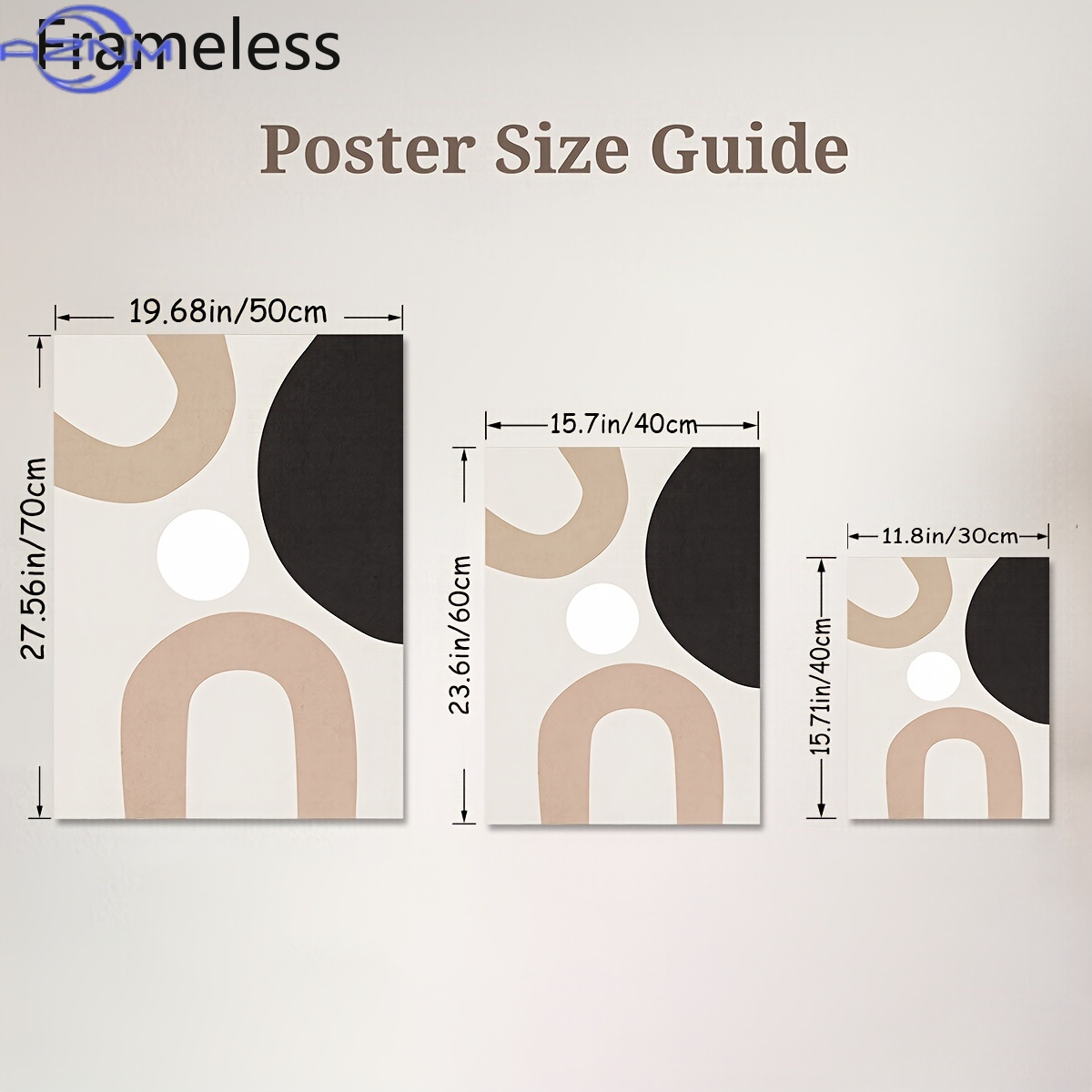 3pcs Modern Minimalist Abstrac - огляд і ціна Ethnic Fashion Design