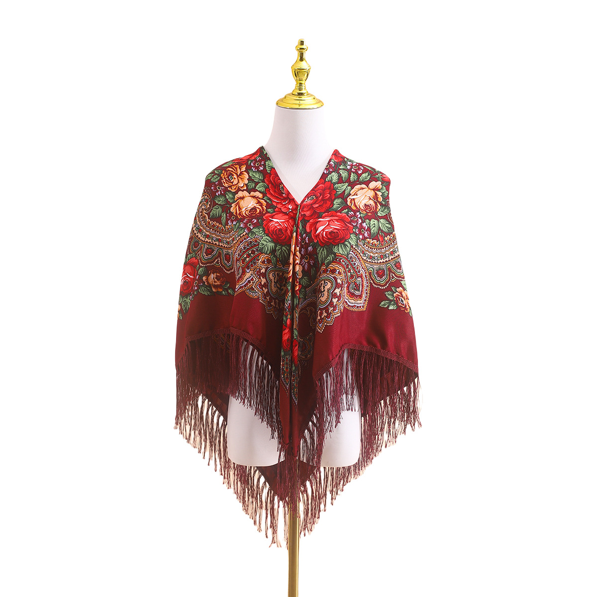 110cm  Russian Ethnic Shawl fo - огляд і ціна Go Ethnic Fashion